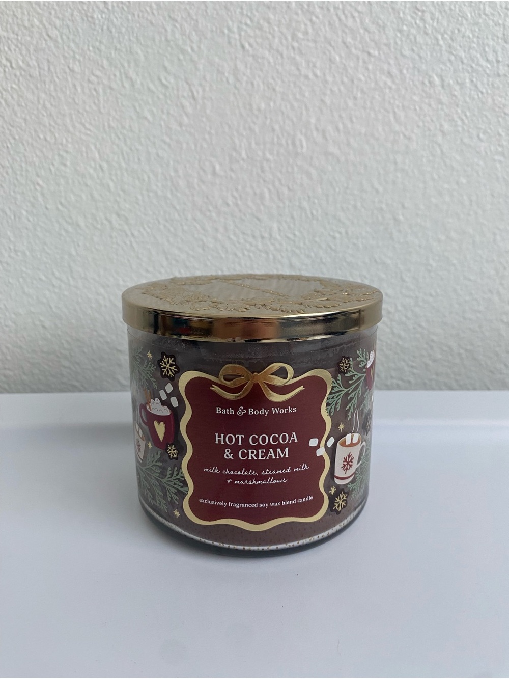 babw hot cocoa & cream candle